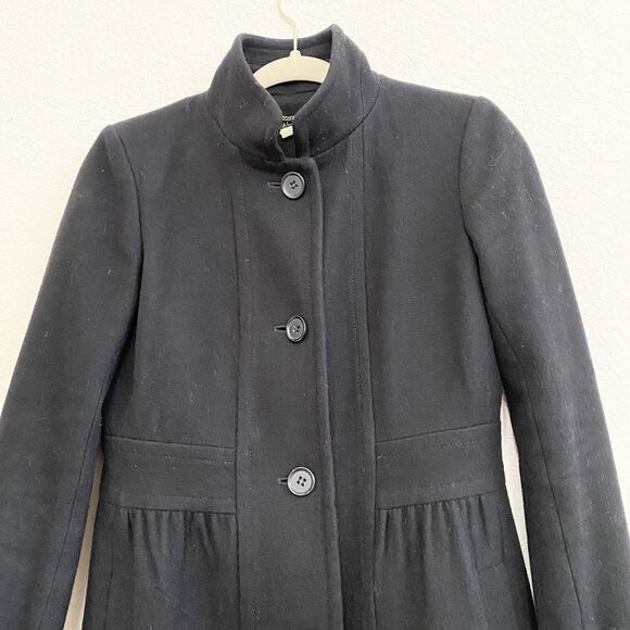 Elegant Black Women's Coat - Picture 2 of 13